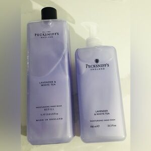 2 Hand Wash Lavender & White Tea 25.36 Refill 33.8oz with white pump. New